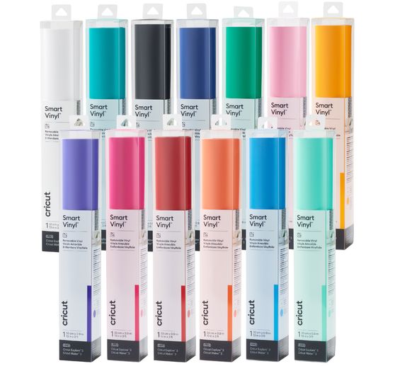 Cricut Selbstklebende Vinylfolie "Smart Vinyl - Removable", 33 x 90 cm