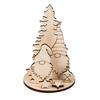 Wooden building kit "Gnome with fir"