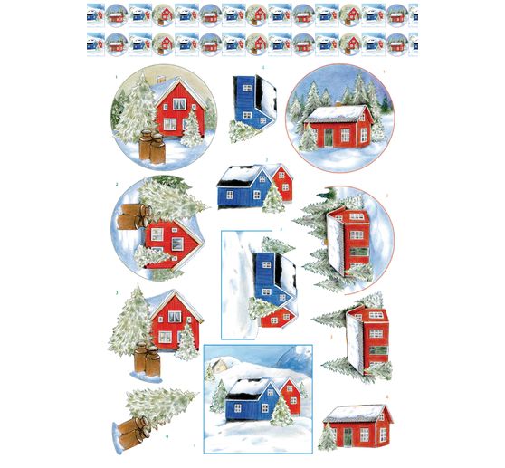 3D-Stanzbogenbuch "Winter Charme"