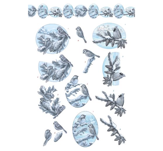 3D-Stanzbogenbuch "Winter Charme"