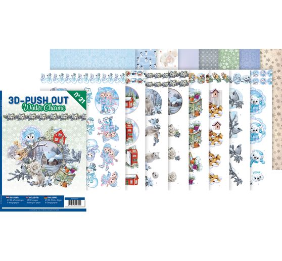 3D-Stanzbogenbuch "Winter Charme"