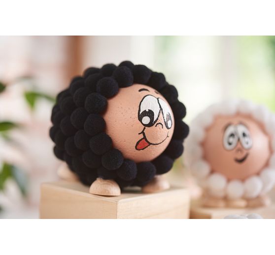 VBS Pompons, 15 mm, 60 Stück