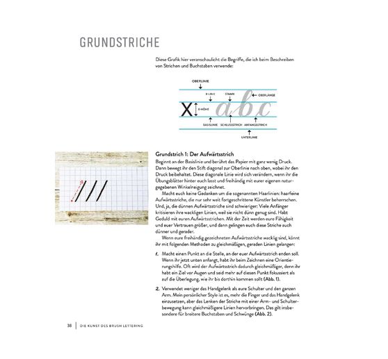 Book "Die Kunst des Brush Lettering"