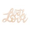 Wooden lettering Mini "With Love"
