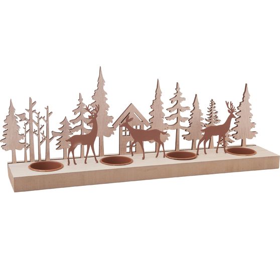 VBS tealight holder "Deer in the forest"