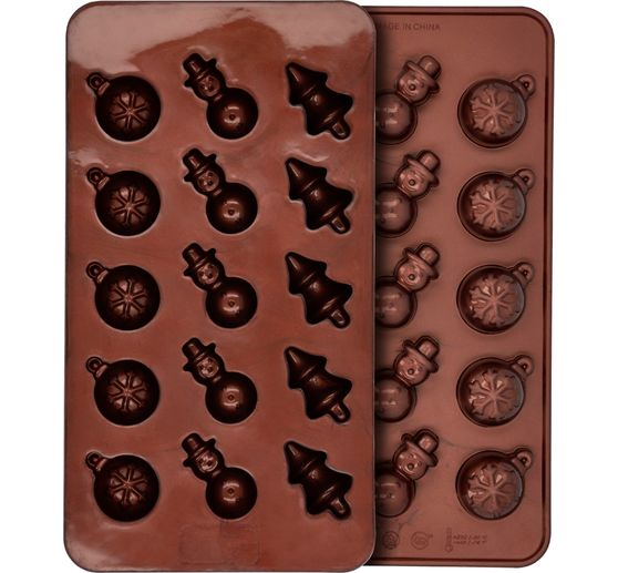 Silicone praline moulds "Christmas"