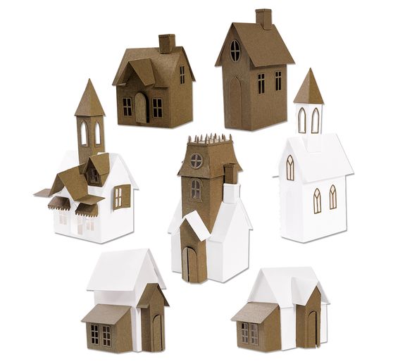 Sizzix Thinlits Stanzschablonen-Set "Village Collection by Tim Holtz"