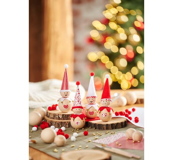 VBS Handicraft set "Wooden ball gnome"
