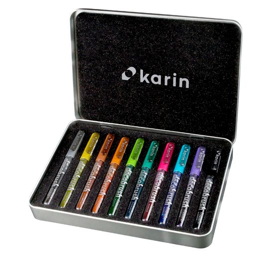 Karin Decobrush Metallic, 10 colors set