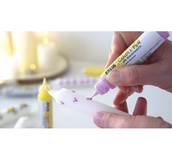 KREUL Candle Pen "Bee Happy", 6er Set