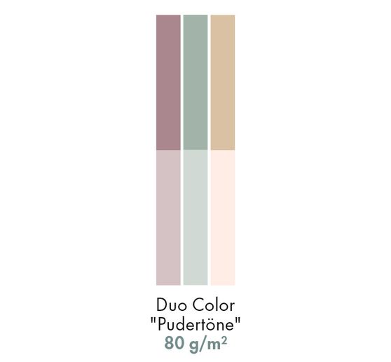 Papierstreifen "Duo-Color", Pudertöne