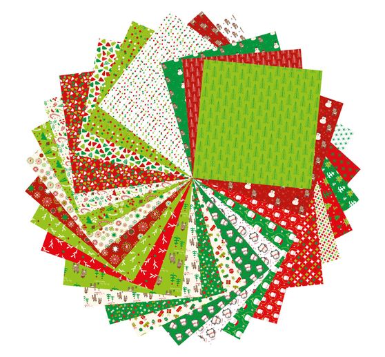 Faltpapier-Sortiment "Weihnachten"