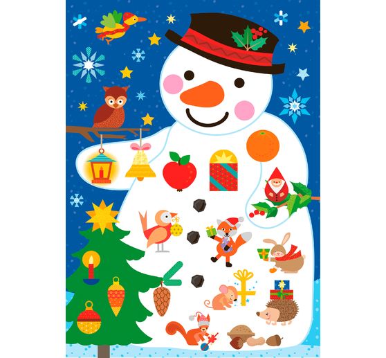 Book "Das Adventskalender-Verbastelbuch für die Allerkleinsten. Schneiden und Kleben. Schneemann. Mit Schere"