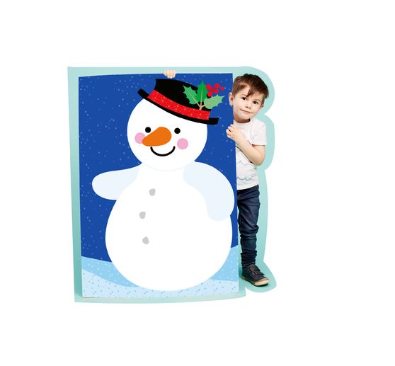 Book "Das Adventskalender-Verbastelbuch für die Allerkleinsten. Schneiden und Kleben. Schneemann. Mit Schere"