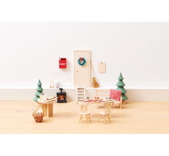 Rico Design Miniatur "Kamin mit Licht"