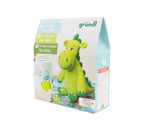 Gründl Crochet set "Dino Dieter"