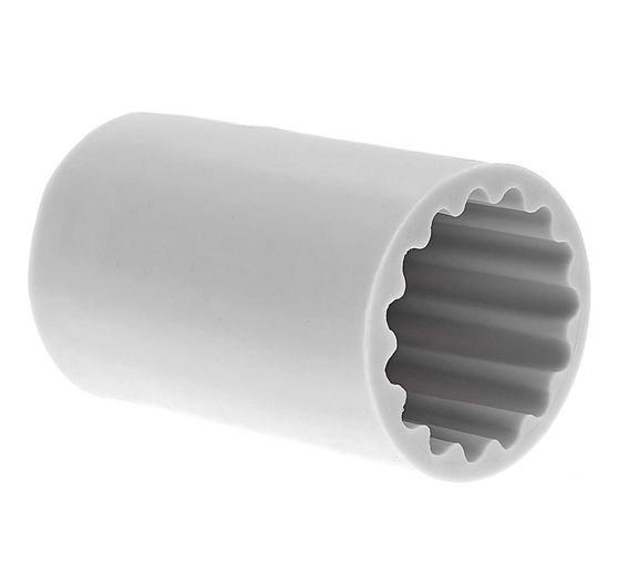 Silikon Kerzengießform "Zylinder geriffelt"