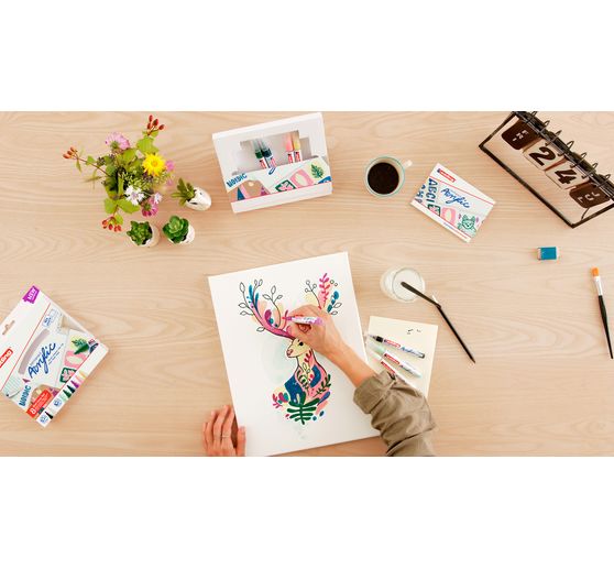 edding Acrylic "Acrylmarker - Basic", 12er-Set