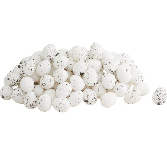 VBS Decoration eggs "Speckled" 1,8 cm, 100 pieces