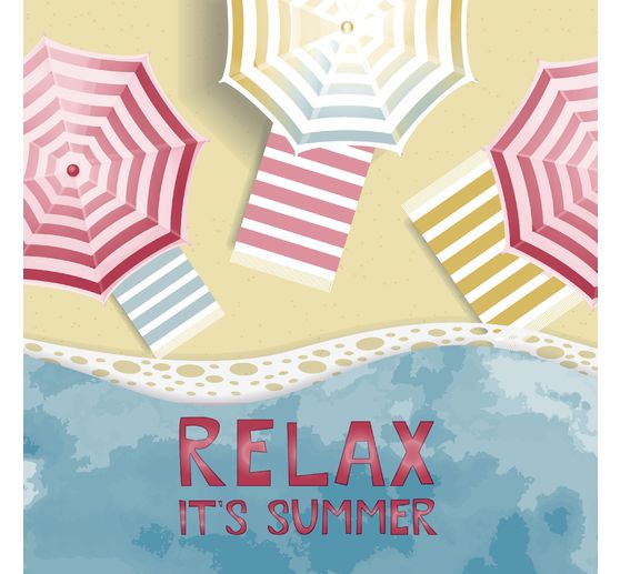 Serviette "Relax It's Summer"