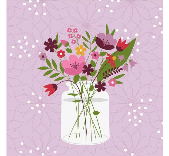 Napkin "Flower vase"