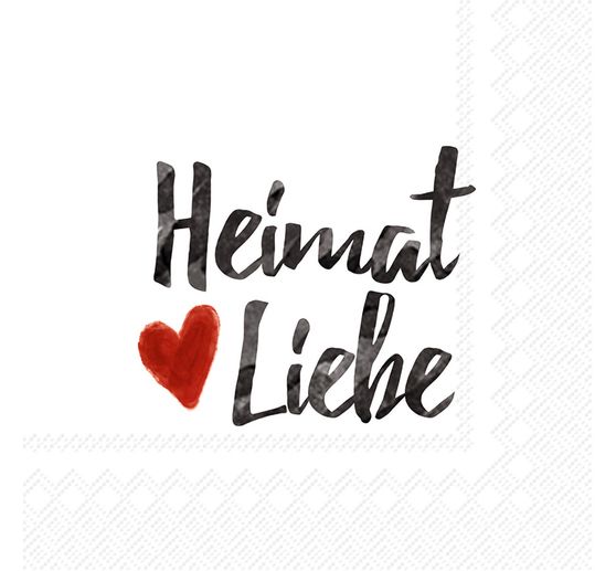 Napkin "Heimatliebe"