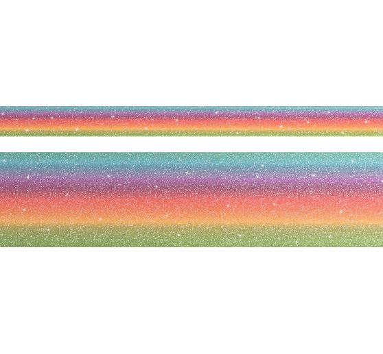 Deko Tapes "Pastell Rainbow Glitter"