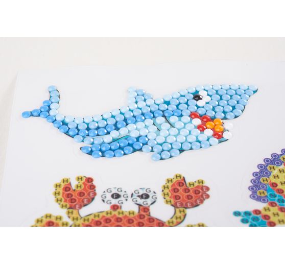 Diamond Painting Sticker Bastelset "Unterwasserwelt"