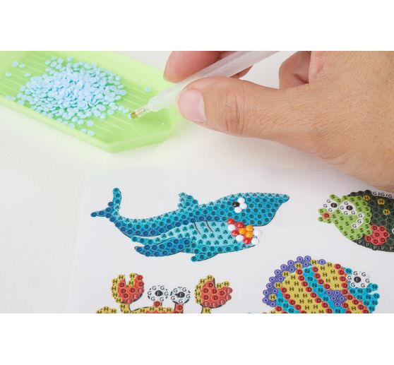 Diamond Painting Sticker Bastelset "Unterwasserwelt"