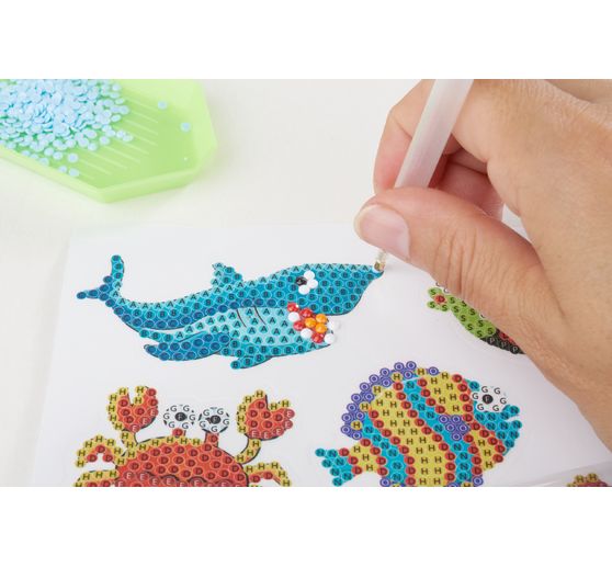 Diamond Painting Sticker Bastelset "Unterwasserwelt"
