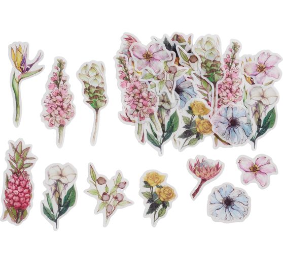 Washi Sticker "Flowers pastel"