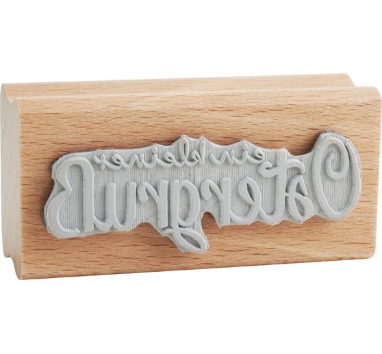 Holzstempel "Ein kleiner Ostergruß"
