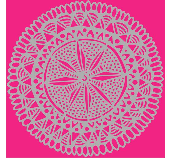 Schablone "Mandala Kreis 2", 15x15cm