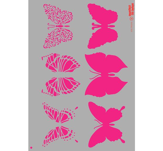 Stencil "Butterfly motives", A4