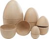 Paper-m&acirc;ch&eacute; eggs, divisible, set of 5