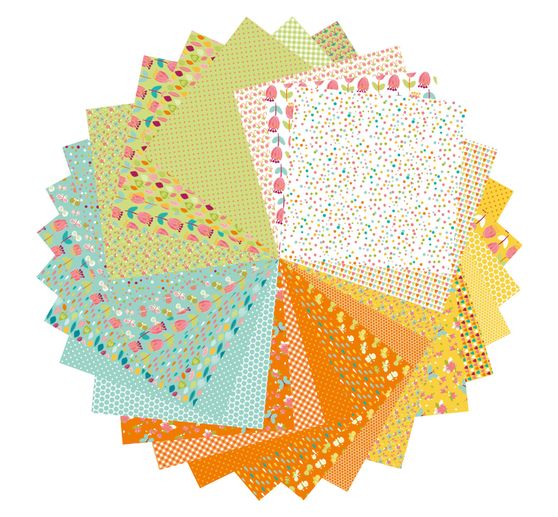Faltpapier-Sortiment "Spring"