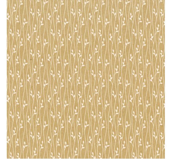Faltpapier-Sortiment "Kraftpapier Floral"