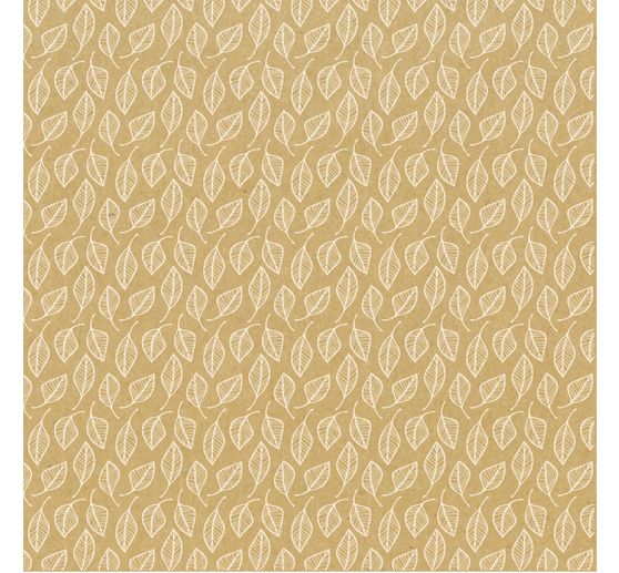 Faltpapier-Sortiment "Kraftpapier Floral"