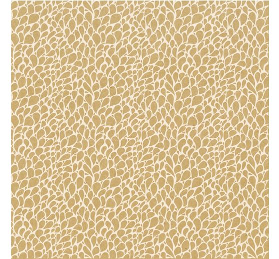 Faltpapier-Sortiment "Kraftpapier Floral"