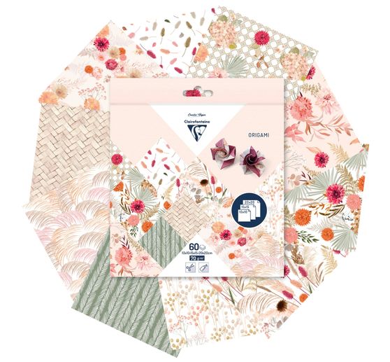 Faltpapier-Sortiment "Trockenblumen"