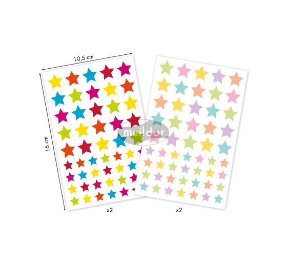 Sticker "Stars colorful"