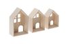 3D wooden house, set of 3