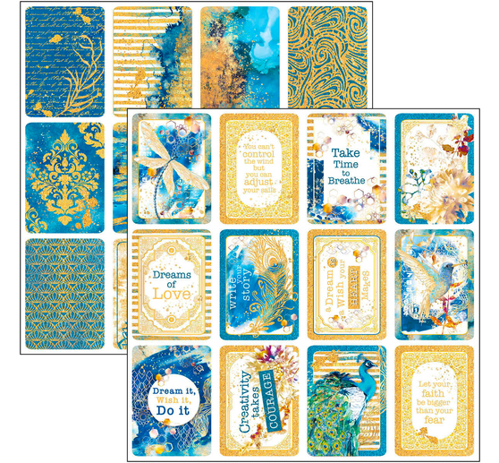 Scrapbook-Papier "Indigo"