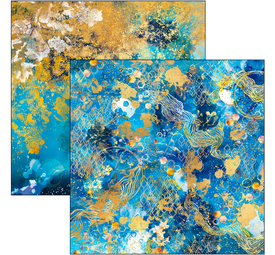 Scrapbook-Papier "Indigo"