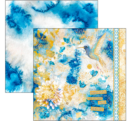 Scrapbook-Papier "Indigo"