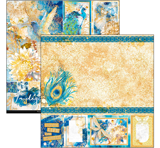Scrapbook-Papier "Indigo"