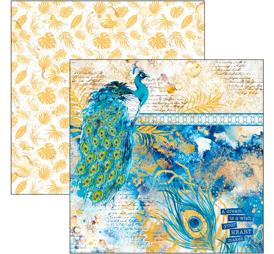 Scrapbook-Papier "Indigo"