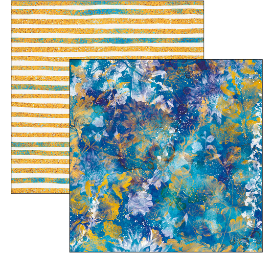 Scrapbook-Papier "Indigo"