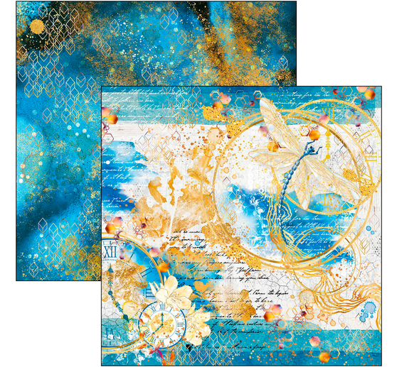 Scrapbook-Papier "Indigo"