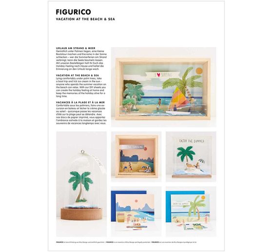 Rico Design Paper backdrop block "FIGURICO"